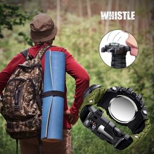 Montre de sport pour homme SHUAIKE, étanche, affichage numérique LED, multifonction, grand cadran, montre électronique, style G, montre pour homme - Product Image 5