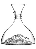En stock, Offre Spéciale : Ensemble de carafe à vin en verre cristal créative et artisanale de la marque DLT, avec carafe à fond en forme de montagne, pour la maison
