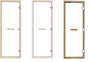 Pintu Sauna Kaca Sepenuhnya Kayu Cedar Aspen Spruce Abachi Hemlock 2000*780mm Kaca Tempered 6mm Sauna Kayu - Product Image 3