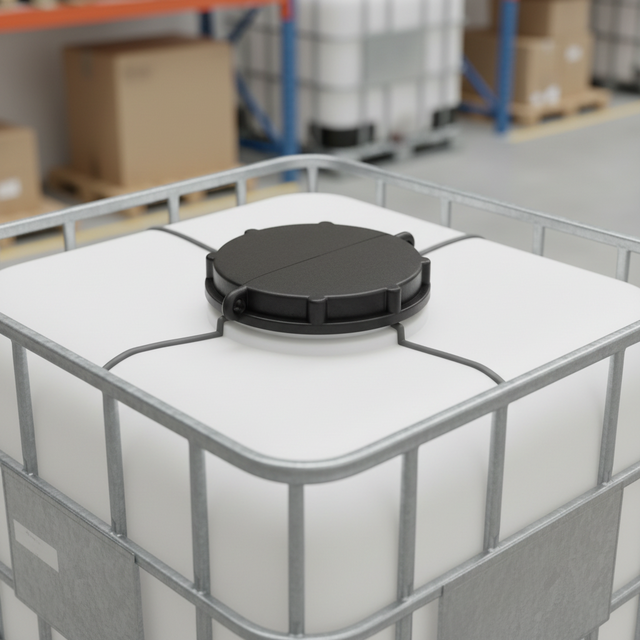 Hongtuo Brand 1000L IBC Water Tank 225mm Diameter Plastic IBC Cap No Ventilation 9 Inch Lid 3-Year Warranty UV/Chemical