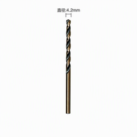 Foret HSS M2 de 2,0-2,8 mm à cannelures roulées en acier rapide pour métaux, fer, vente en gros OEM, direct usine