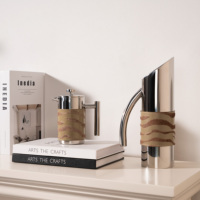 Cafetière à café en acier inoxydable avec accent en crin de cheval pour la maison, café, brassage, presse française