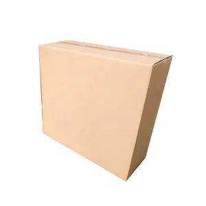 Boîte d'expédition en carton robuste Boîtes d'emballage de déménagement en carton ondulé brun personnalisé pour déménagement d'affaires colis postal