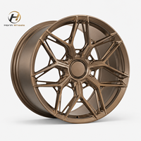 Jantes en aluminium forgé 6061-T6 personnalisées, noir brillant, 18-24 pouces, design étoile complexe, jantes de luxe pour BMW Audi Porsche