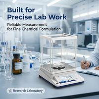 Balance analytique électronique XINGYUN, précision 0,001 g, calibration externe, machine de pesage numérique pour les produits pharmaceutiques