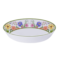Vintage patroon melamine servies, veilig en herbruikbaar voor thuis, keuken, hotel, restaurant, catering, banketten, bijeenkomsten.