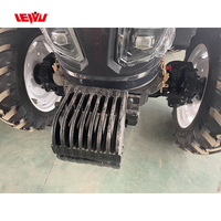 Tracteur agricole Fruit 1204, 120 CV, braquage étroit de 2,2 m, 2 roues motrices/4 roues motrices, haute productivité