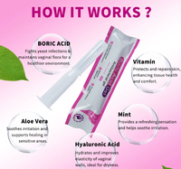 Gel raffermissant pour le vagin Yoni avec des extraits de plantes naturelles pour un nettoyage vaginal antibactérien et un équilibre du pH