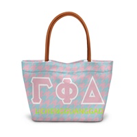Sac fourre-tout personnalisé Gamma Phi Delta Sorority, réutilisable, design de créateur, sac de shopping pour sororité, sac de week-end