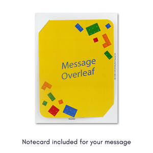 Biglietti d'<span class=keywords><strong>Auguri</strong></span> 3D Pop-up a Tema Mattoncini Colorati per Appassionati <span class=keywords><strong>di</strong></span> Costruzioni, Biglietto Ricordo - Product Image 5