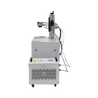Machine de marquage laser UV 5W/10W/15W/20W avec système de refroidissement par eau pour gravure automatique sur plastique, cristal, agate, feuilles et verre