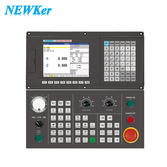 4 Axis or 5 Axis Lathe Adtech Cnc Controller Servo and Milling Similar with Gunt Cnc Control