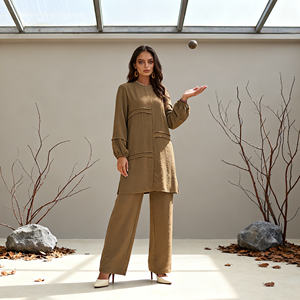 Nuevo Estilo de Vestido Abaya Elegante de Poliéster con Lentejuelas de Lujo para Mujeres Musulmanas, Venta al por Mayor Personalizada para Fiestas y Eventos - Product Image 4