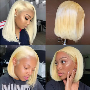 วิกผมทรง<span class=keywords><strong>บ๊</strong></span><span class=keywords><strong>อบ</strong></span><span class=keywords><strong>สั้น</strong></span>ตรงสำหรับผู้<span class=keywords><strong>หญิง</strong></span> ขายดีที่สุด ทำจากเส้นใยสังเคราะห์ทนความร้อนสูง - Product Image 2