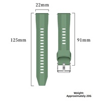 BEEFLYPOWER Bracelet de montre en silicone à rayures diagonales bicolores de 22 mm, bracelet de remplacement sportif souple pour Huawei Watch GT7 46 mm
