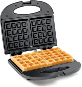 Venta al por mayor 3 en 1 desmontable Mini Waffle Maker 2 rebanadas antiadherente tostadora prensa parrilla sandwichera con placa cambiable - Product Image 1
