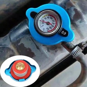 Universal Excavator Water Tank <b>Cap</b> Aluminum Alloy Large Size With Temperature Gauge For Diesel Engine <b>Radiator</b> - Product Image 3