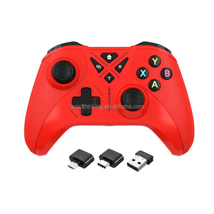 <span class=keywords><strong>2</strong></span>,4 Ghz Gamepad inalámbrico PC Smart TV Box Switch OEM LOGO Turbo programable Android controlador de juego de doble vibración - Product Image 4