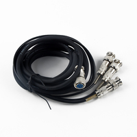 Sensor de vibración de aceleración triaxial piezoeléctrico de tres vías Tipo de voltaje triaxial universal de