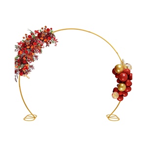 ฉากหลังดอกไม้โลหะขนาดใหญ่สำหรับงานแต่งงาน งานวันเกิด งานถ่ายภาพเด็ก ตกแต่งฉากหลังเหล็ก ซุ้มโค้งสำหรับงานอีเว้นท์ - Product Image 1