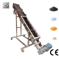 Convoyeur à vis fermé haute capacité FKJX FKLS-108, résistant à l'abrasion et au feu, conception inclinée pour la poudre de carbonate de calcium