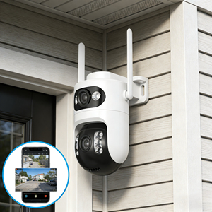 Caméra de sécurité 6K 12MP avec zoom optique 8x, extérieure, WiFi, sans fil, vidéo, suivi automatique, caméra CCTV, application - Product Image 2