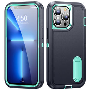 Heavy Armor a prueba de golpes Defend Case para <span class=keywords><strong>iPhone</strong></span> 13 14 Pro Max 11 12 Pro Max 6 6S 7 8 Plus <span class=keywords><strong>SE</strong></span> <span class=keywords><strong>2022</strong></span> X Xs XR Metal Bracket Back Cover - Product Image 1