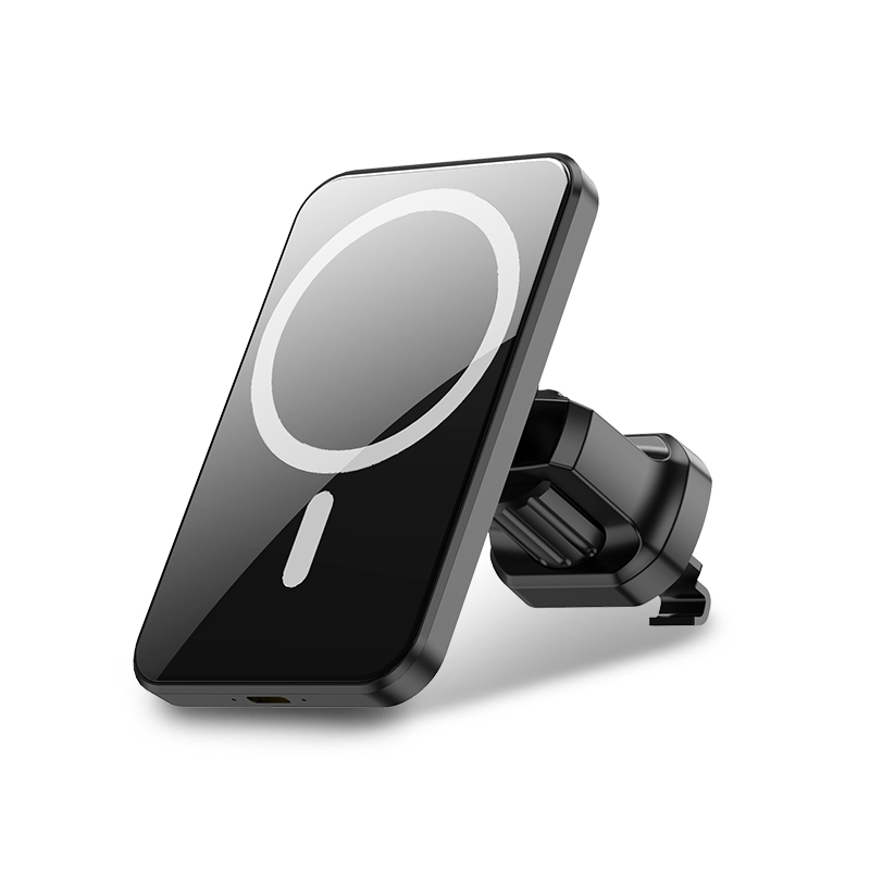 12 В usb c быстрое 15 Вт автомобильное беспроводное зарядное устройство Держатель станция магнитное Беспроводное зарядное устройство для iphone12