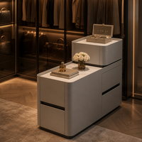 Nouvelle armoire latérale intelligente pour canapé : chariot à thé mobile moderne, minimaliste et multifonctionnel avec rangement compact et design étroit