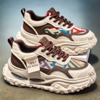 Chaussures décontractées de haute qualité, originales, rétro, brodées, à semelle épaisse, avec coussin d'air et talon compensé, style sport
