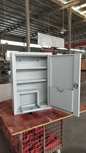 <span class=keywords><strong>Armoire</strong></span> <span class=keywords><strong>à</strong></span> <span class=keywords><strong>pharmacie</strong></span> en acier mini, personnalisée et économique, pour équipement hospitalier, avec étagère de rangement pour premiers secours - Product Image 3