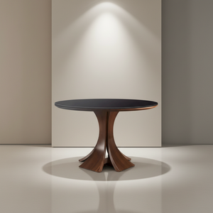 Ensemble table et chaises de salle à manger Yan She, style ancien rétro, en bois massif, meubles pour la maison, pour petit appartement et restaurant - Product Image 5