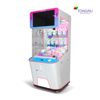Machine à griffes à monnayeur avec écran LCD et jeu vidéo de grue à jouets, conception personnalisable, pour entreprises ou centres de jeux