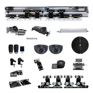 Doortec DTSC1000 отель торговый центр автоматический телескопический коммерческий алюминиевый сплав рама из закаленного стекла раздвижная дверь - Product Image 2