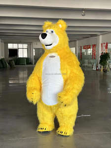 Gonflable pour <span class=keywords><strong>Masha</strong></span> Ours Animal Mascotte Costume-saygo Marque Vert/Violet Options Adulte Unisexe Carnaval/Mardi Gras <span class=keywords><strong>Cosplay</strong></span> - Product Image 4