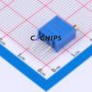 Resistencia Ajustable/Potenciómetro 3296W-1-501LF SIP-3P, 9.5x4.8mm, Resistencia de 500 Ohmios, 10%, 500mW, 100ppm ℃ - Product Image 1