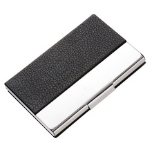 Anti-magnetic RFID Custom Logo Metal Aluminum Wallet Business Card Holder