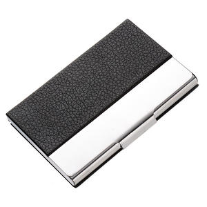 耐磁性RFIDカスタムロゴメタルアルミニウムウォレット名刺ホルダー - Product Image 1