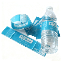 Etiquetas Termoencogibles de PVC Impermeables para Fábrica, Etiquetas Encogibles Impresas para Botellas de Agua y Bebidas