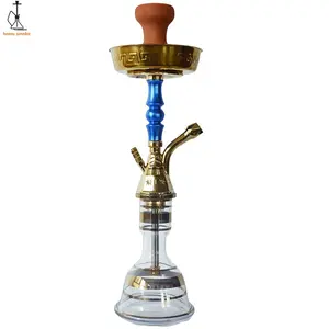 높이 52cm 클래식 이라크 스타일 Shisha 물 담뱃대 럭셔리 물 담뱃대 Chicha Narguile Khalil Mamoon 흡연 Shisha 바