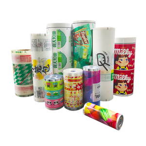 Custom packaging laminating opp plastic film rolls for snack