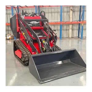 New Type DRT450 Mini Skid Steer Track Loader Walk Behind Crawler EPA Skid Steer Loader Attachments For Sale