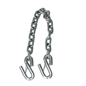 Chaîne de sécurité pour remorque soudée de qualité supérieure, grade G70, haute résistance, avec crochet en S, en acier galvanisé, fabrication OEM - Product Image 1