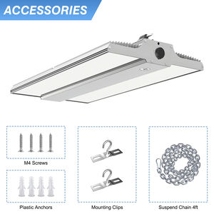 Linear High Bay <strong>Lights</strong> LED 150W-400W IP65 Anti-Glare Durable 5-Year Warranty 120 Beam Angle Dimmable Commercial <strong>Canopy</strong> <strong>Light</strong> - Product Image 2