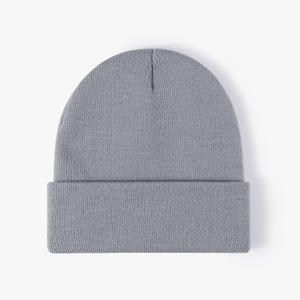Wholesale Custom Embroidery Logo Children's &amp; <strong>Men's</strong> Winter <strong>Beanie</strong> <strong>Hats</strong> 100% Acrylic Elastic Closure - Product Image 6