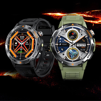 Montre connectée ronde YK06 en promotion usine, écran tactile IPS 1,53 pouces, appels, GPS, suivi de fréquence cardiaque, sommeil et activité, montre de sport