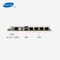 Placa Base Industrial ITX-M41E Compatible con DDR4, 1x MSATA, Celeron J4125, 4LAN, SIM, Sin Ventilador, X86, Router Firewall