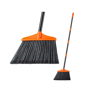 Balai télescopique en plastique de couleur personnalisée Easy Sweep avec tête de balai en PET et pelle à poussière en PP pour usage domestique 24*3.5*30cm - Product Image 1