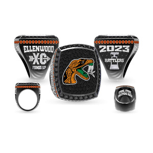 Anillo de campeón deportivo juvenil personalizado Anillos de campeonato de Béisbol Juvenil - Product Image 1