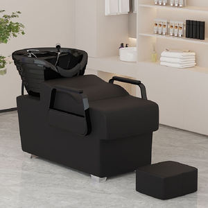 Sillón <span class=keywords><strong>de</strong></span> Champú <span class=keywords><strong>de</strong></span> Lujo Chuque para Spa Capilar, Estructura <span class=keywords><strong>de</strong></span> Acero Inoxidable, Reposapiés Ajustable, Esponja <span class=keywords><strong>de</strong></span> Alta Densidad, Lavabo <span class=keywords><strong>de</strong></span> Cerámica Impermeable - Product Image 2